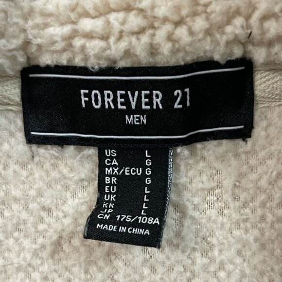 Forever 21 Men's Sweater with Neck Closure Beige Size L - Picture 5 of 10